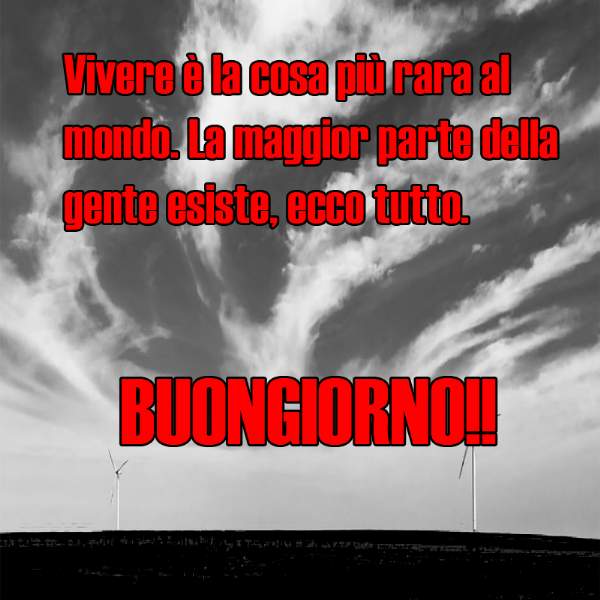 frase buongiorno